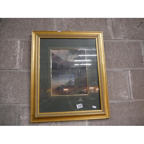 237 - WILLAS FRAMED OIL PAINTING