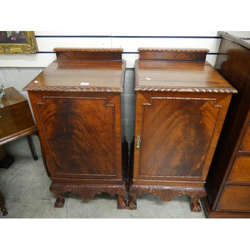 348 - PAIR OF PEDESTAL LOCKERS