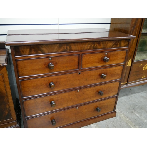 353 - 2 OVER 3 CHEST OF DRAWERS WITH SECRET DRAWER