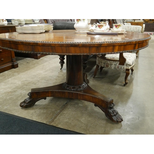 357 - REGENCY ROSEWOOD CENTRE TABLE