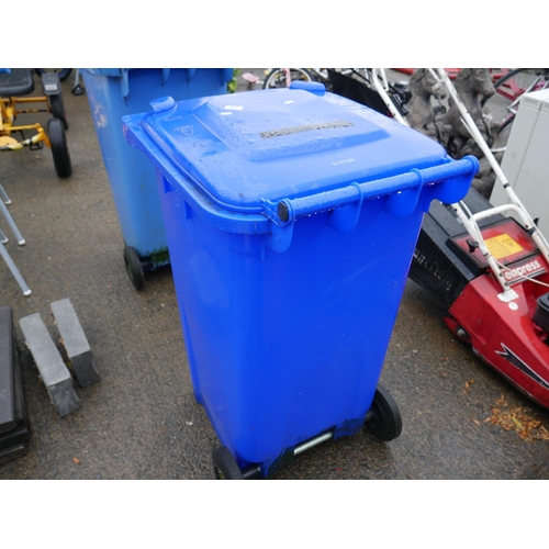 37 - BLUE WHEELIE BIN