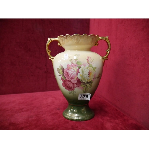 375 - STAFFORDSHIRE VASE