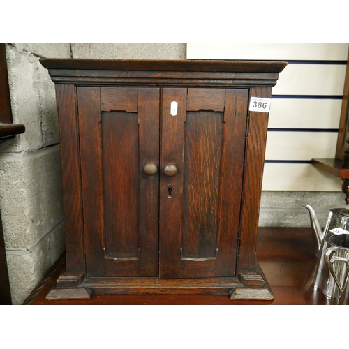 386 - TABLE TOP CABINET