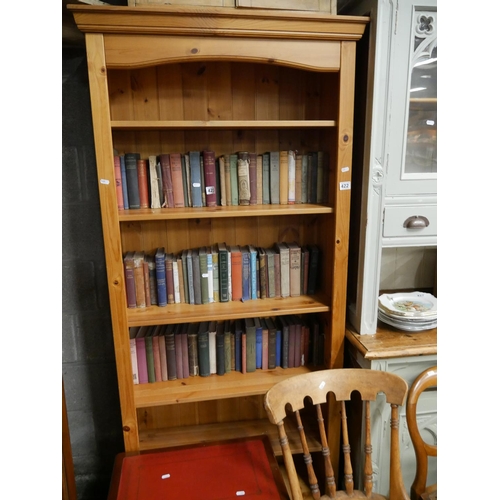 422 - PINE BOOKCASE