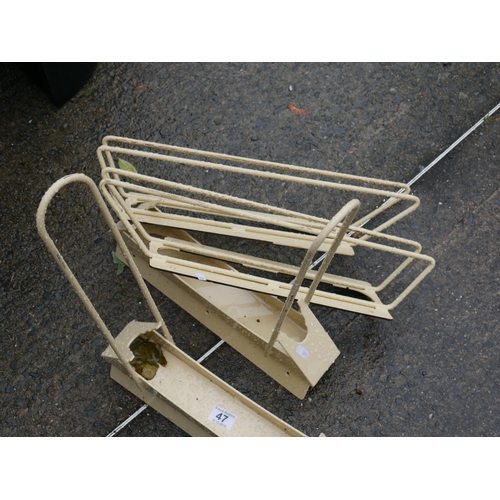 47 - LOT OF BICYCLE STANDS