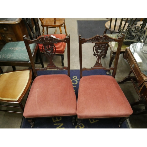 519 - PAIR OF NURSING CHAIRS