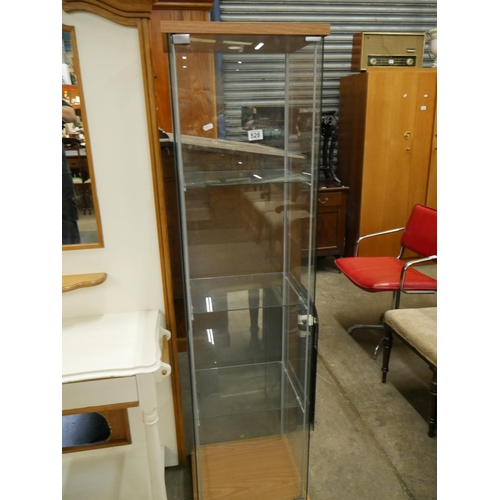 528 - GLASS DISPLAY CABINET