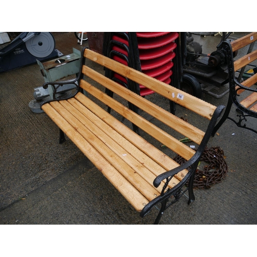 56 - RESTORED GARDEN BENCH