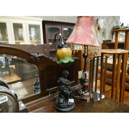 569 - 2 TABLE LAMPS