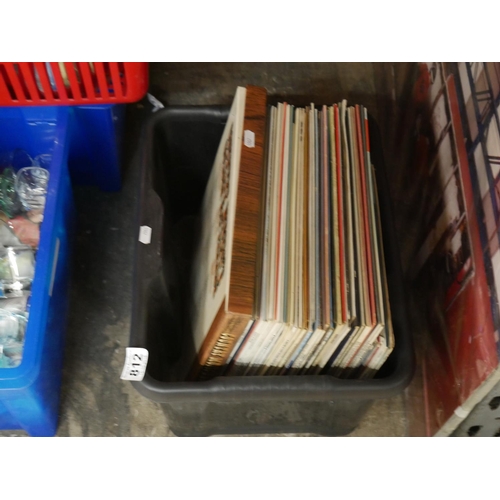 812 - BOX OF RECORDS