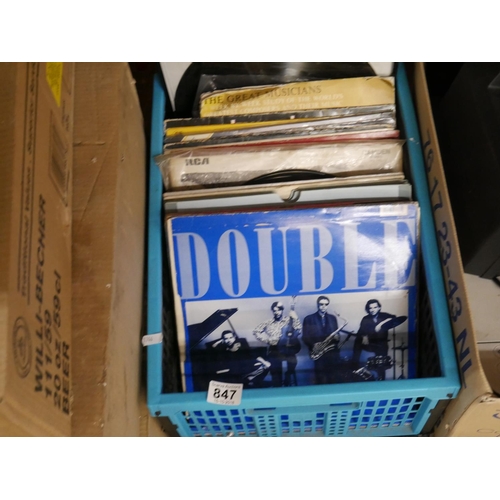 847 - BOX OF RECORDS