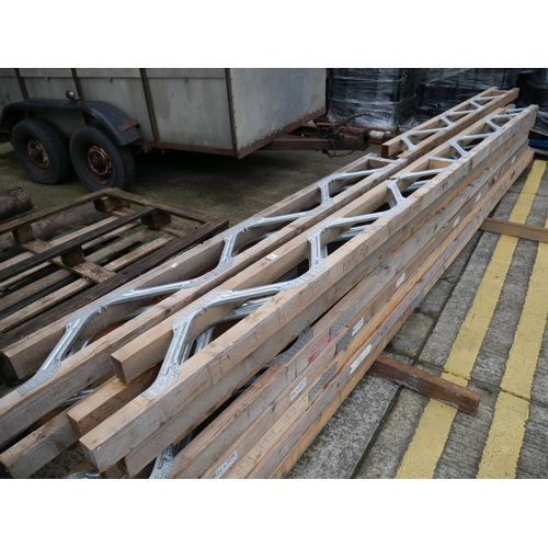 17 - 2 LOTS OF WOODEN JOISTS