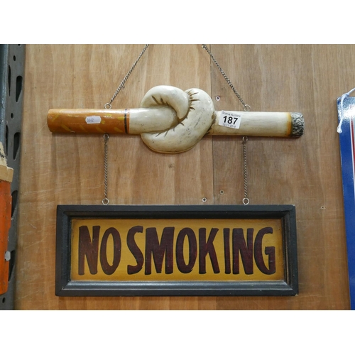 187 - NO SMOKING SIGN