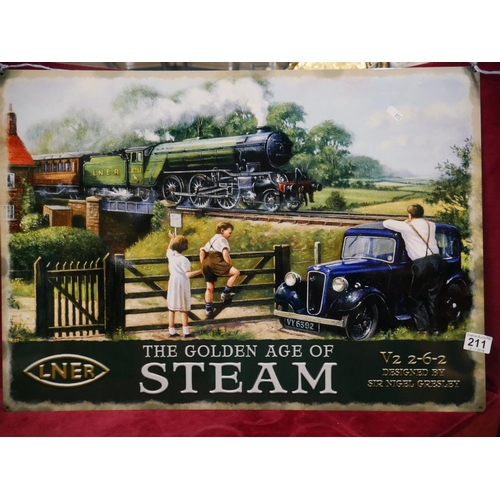 211 - AGE OF STEAM SIGN