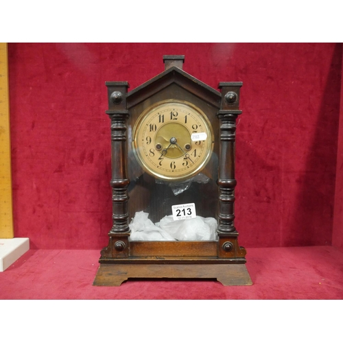 213 - BRACKET CLOCK