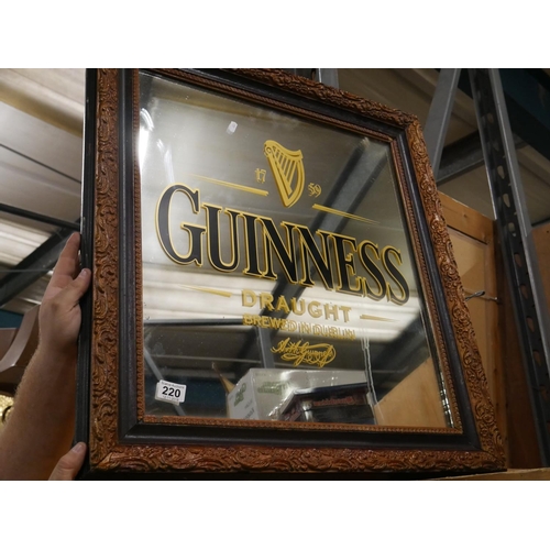 220 - GUINNESS MIRROR