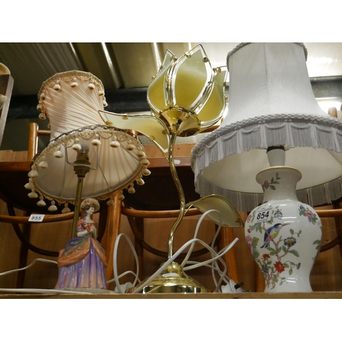 854 - 3 TABLE LAMPS