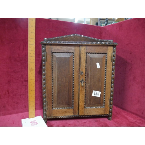 162 - OAK CABINET