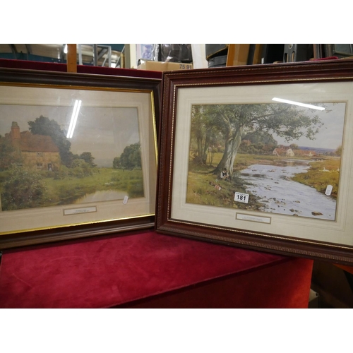 181 - PAIR OF FRAMED PRINTS