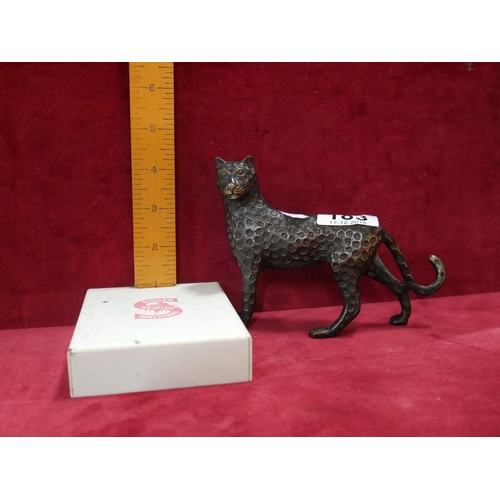 183 - BRONZE PANTHER