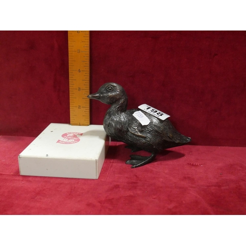 198 - BRONZE DUCK