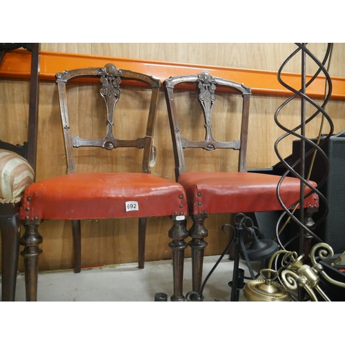 692 - PAIR OF CHAIRS