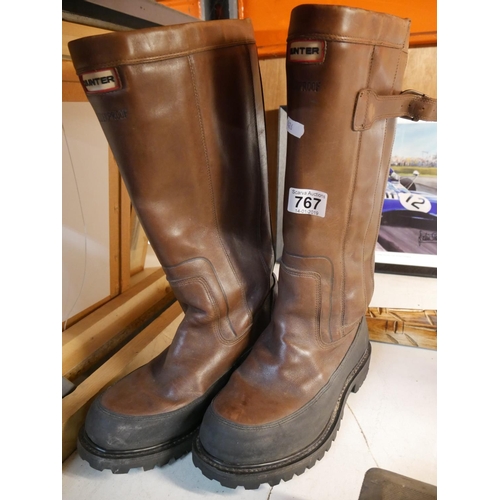 767 - PAIR OF HUNTER RIGGER BOOTS