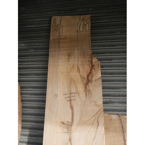 164 - LARGE SPALTED BEECH PLANK