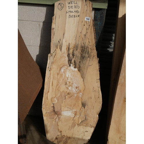 168 - SPALTED BEECH PLANK