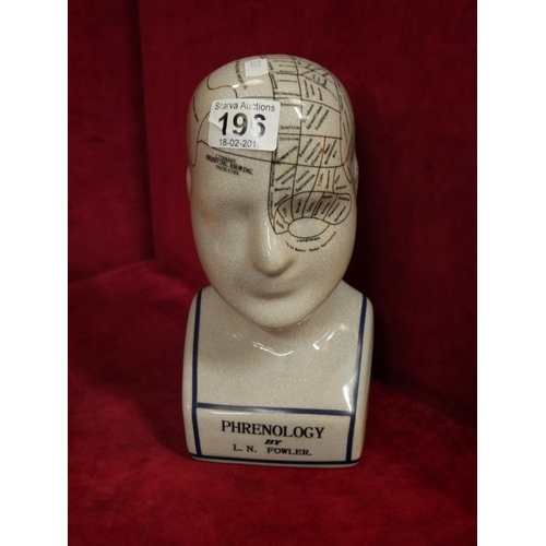 196 - PHRENOLOGY HEAD