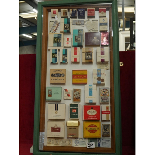 201 - DISPLAY OF CIGARETTE BOXES