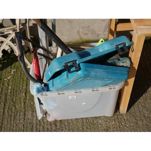 122 - BOX OF TOOLS