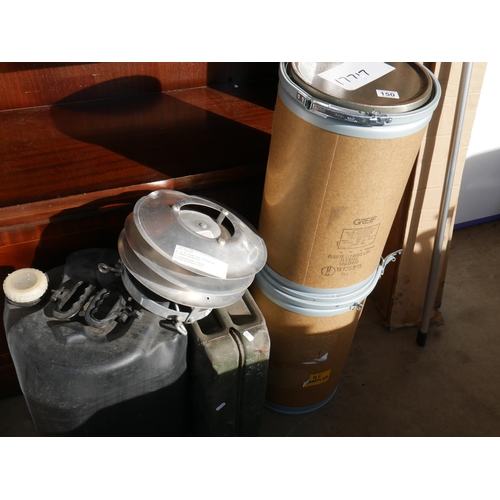 150 - JERRY CAN, CHIMNEY COWL ETC