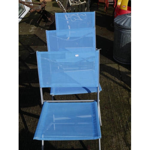 96 - 3 FOLDING CHAIRS