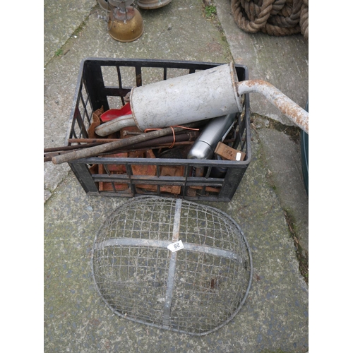 28 - POTATO BASKET & CRATE LOT