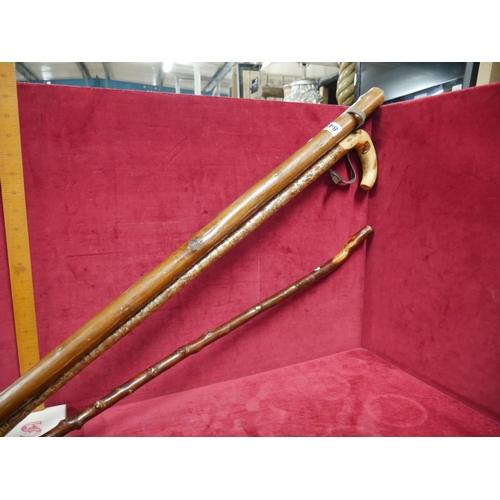 848 - LOT OF WALKING STICKS