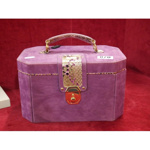 870 - JEWELLERY BOX