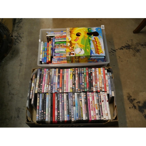 897 - 2 BOXES OF DVDS