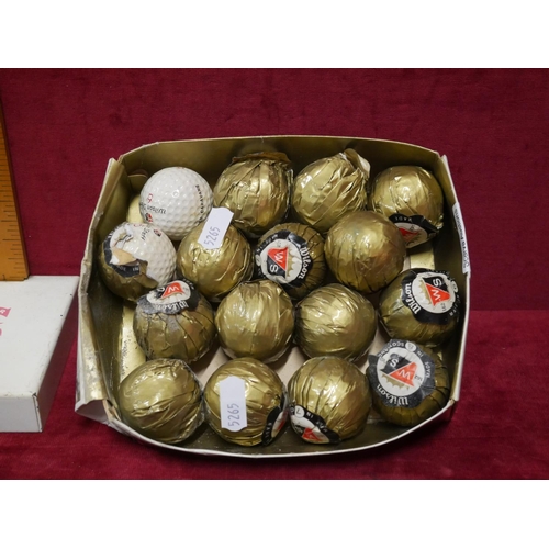 901 - BOX OF NEW GOLF BALLS