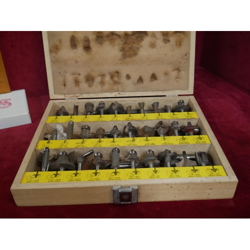 181 - BOX OF ROUTER BITS