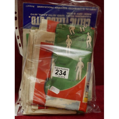 234 - FOOTBALL PROGRAMMES ETC