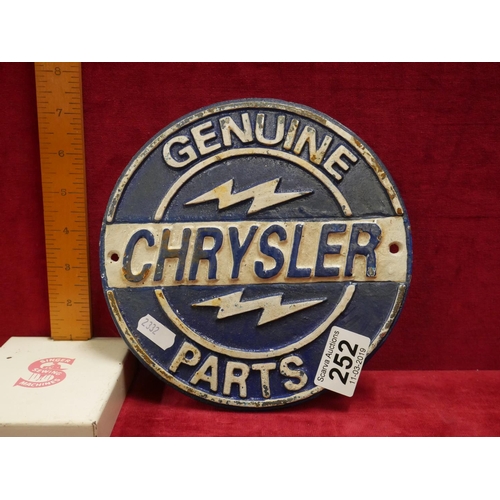 252 - CHRYSLER SIGN