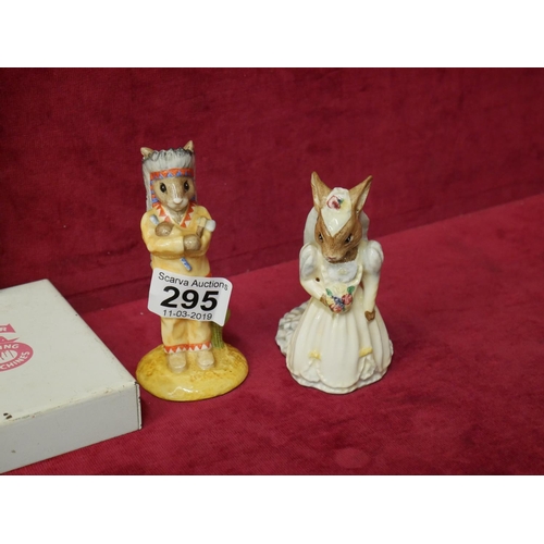 295 - 2 DOULTON BUNNYKINS FIGURINES