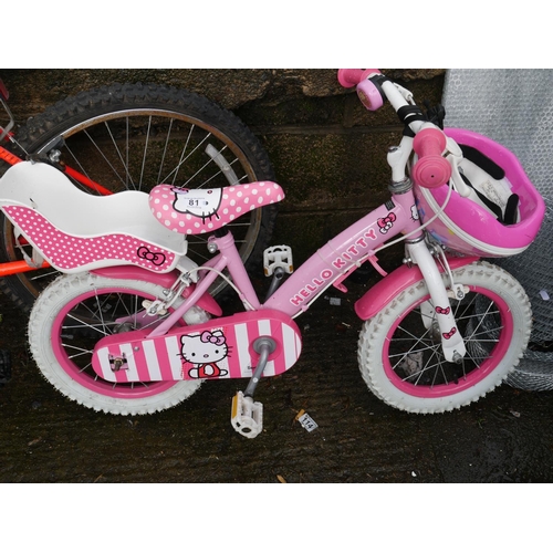 81 - HELLO KITTY BIKE