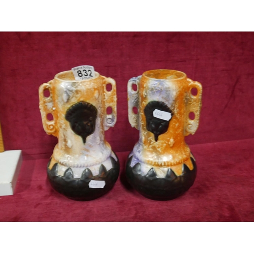 832 - PAIR OF VASES