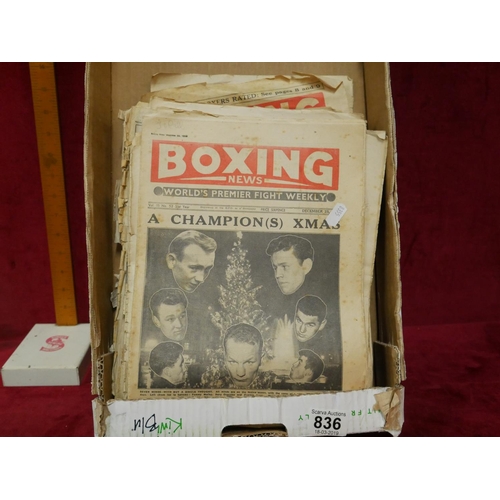 836 - OLD BOXING MAGAZINES