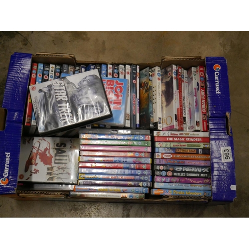 963 - BOX OF DVDS