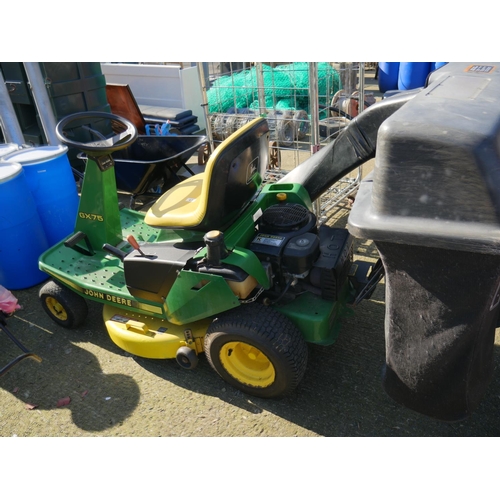 47 - JOHN DEERE RIDE ON LAWNMOWER (SAS)