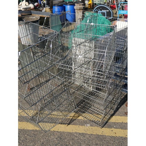 74 - LOT OF WIRE STORAGE BINS