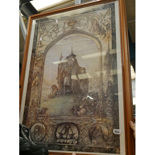 884 - FRAMED PRINT